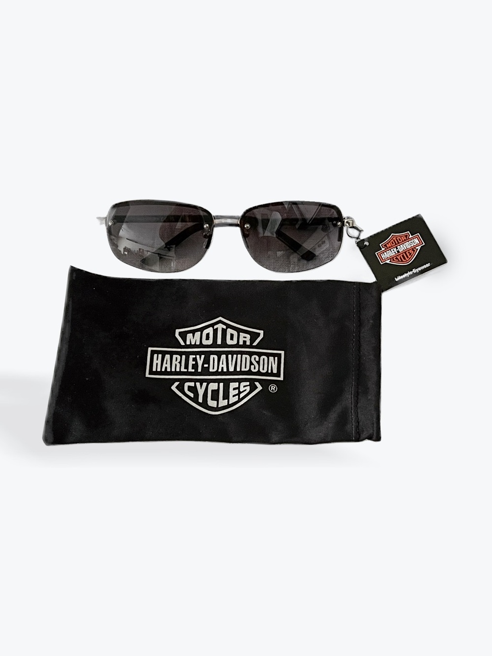Harley-Davidson Black Sunglasses with Branded Soft Pouch